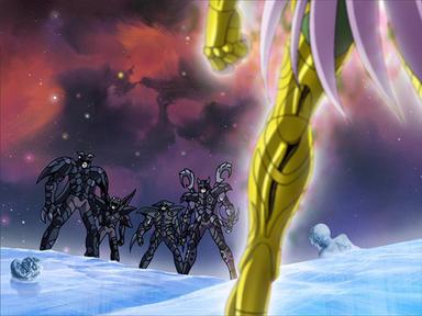 Los Caballeros del Zodiaco: La saga de Hades 3x4